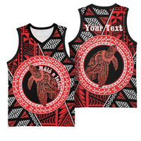 Personalised Tonga Language Week Basketball Jersey Heilala Turtle Malo E Lelei LT22 - Polynesian Pride