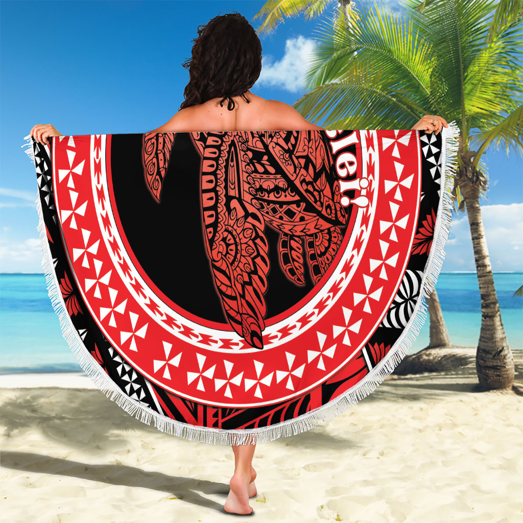 Tonga Language Week Beach Blanket Heilala Turtle Malo E Lelei LT22 - Polynesian Pride