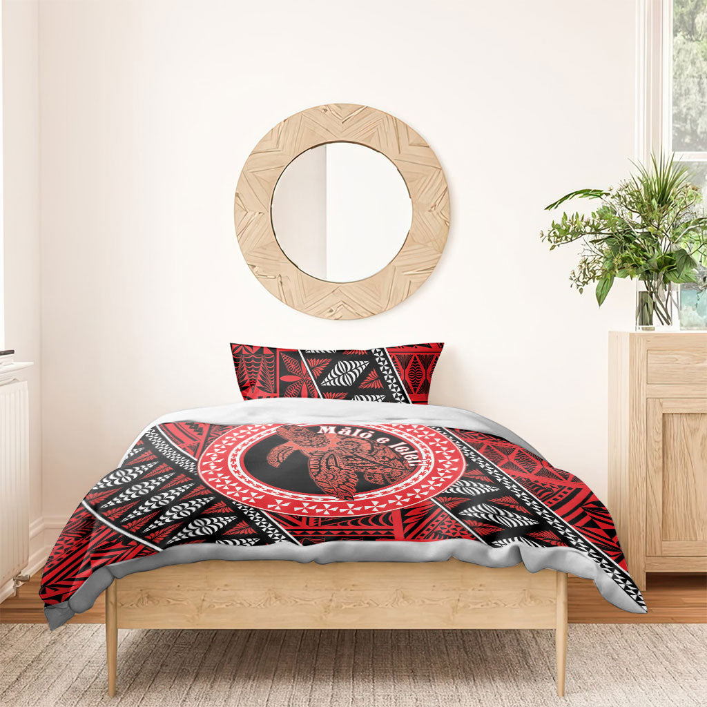 Tonga Language Week Bedding Set Heilala Turtle Malo E Lelei LT22 - Polynesian Pride