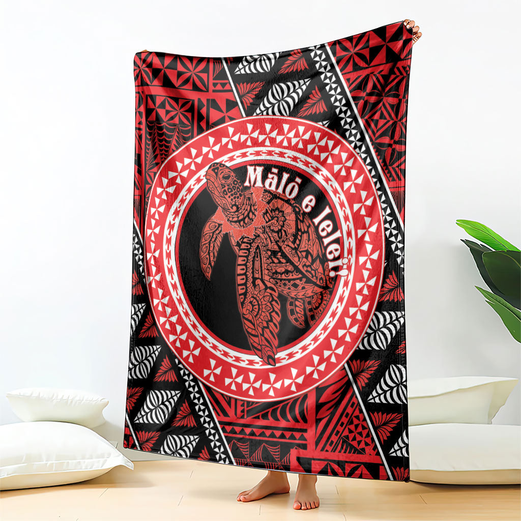 Tonga Language Week Blanket Heilala Turtle Malo E Lelei LT22 - Polynesian Pride