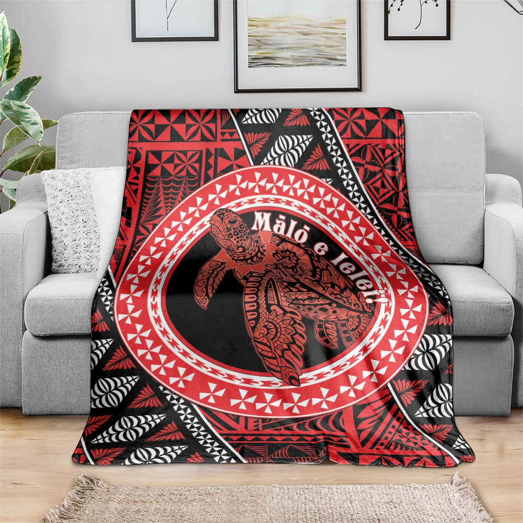 Tonga Language Week Blanket Heilala Turtle Malo E Lelei LT22 - Polynesian Pride