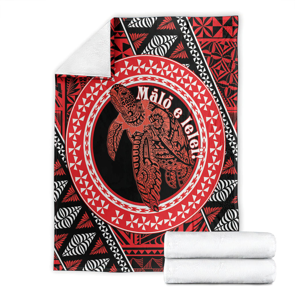 Tonga Language Week Blanket Heilala Turtle Malo E Lelei LT22 - Polynesian Pride