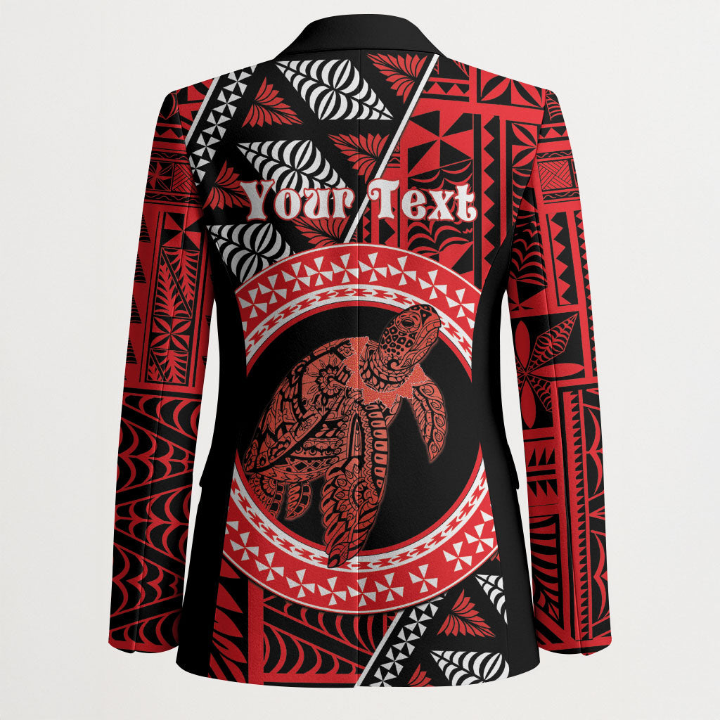 Personalised Tonga Language Week Blazer Heilala Turtle Malo E Lelei LT22 - Polynesian Pride