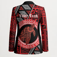 Personalised Tonga Language Week Blazer Heilala Turtle Malo E Lelei LT22 - Polynesian Pride