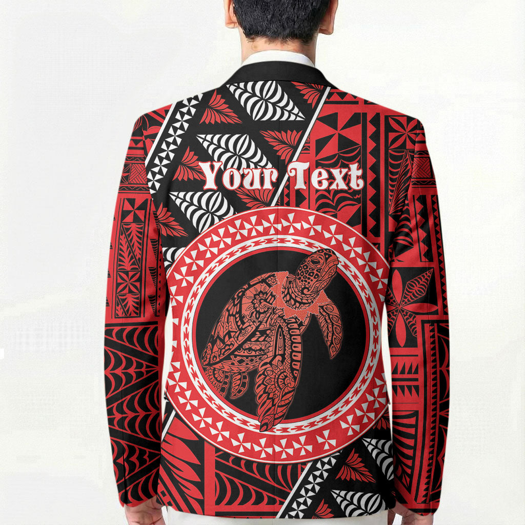 Personalised Tonga Language Week Blazer Heilala Turtle Malo E Lelei LT22 - Polynesian Pride