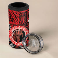 Personalised Tonga Language Week 4 in 1 Can Cooler Tumbler Heilala Turtle Malo E Lelei LT22 - Polynesian Pride