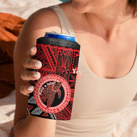 Personalised Tonga Language Week 4 in 1 Can Cooler Tumbler Heilala Turtle Malo E Lelei LT22 - Polynesian Pride