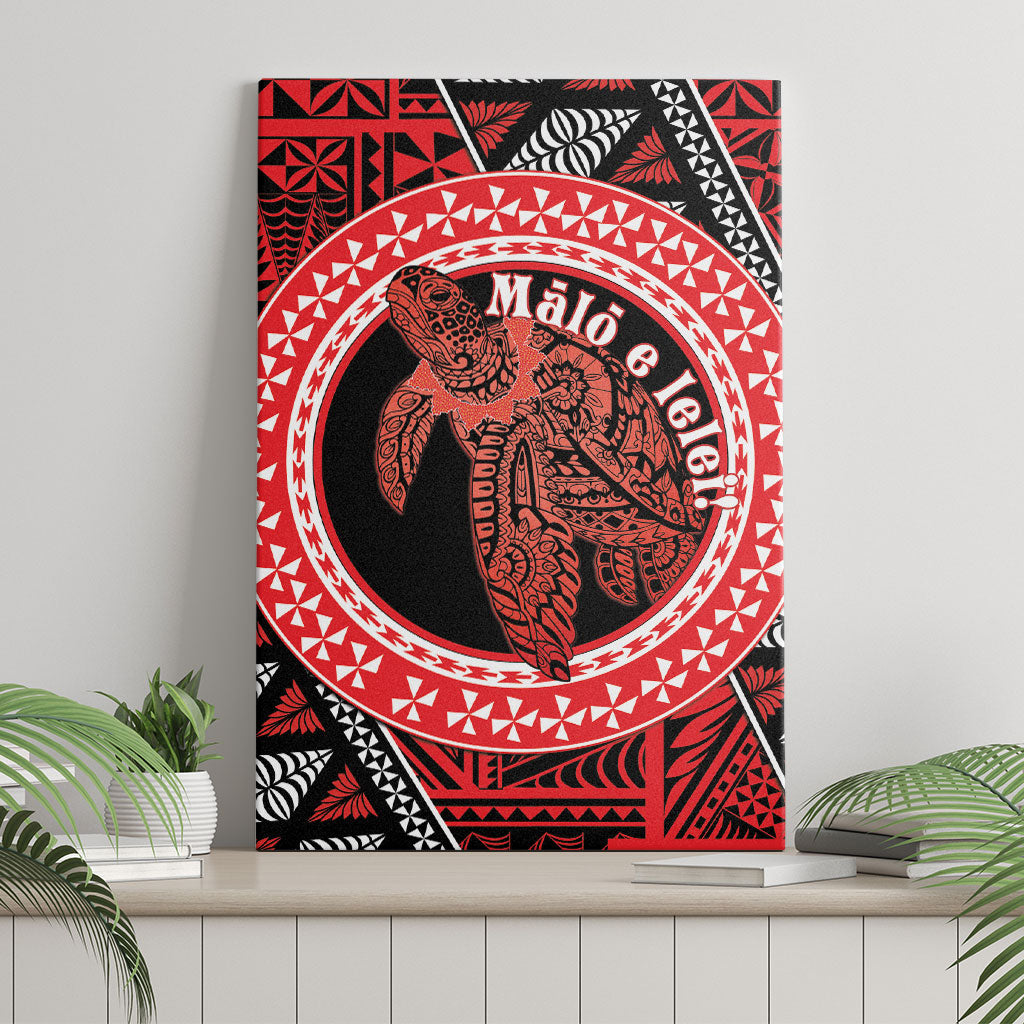 Tonga Language Week Canvas Wall Art Heilala Turtle Malo E Lelei LT22 - Polynesian Pride