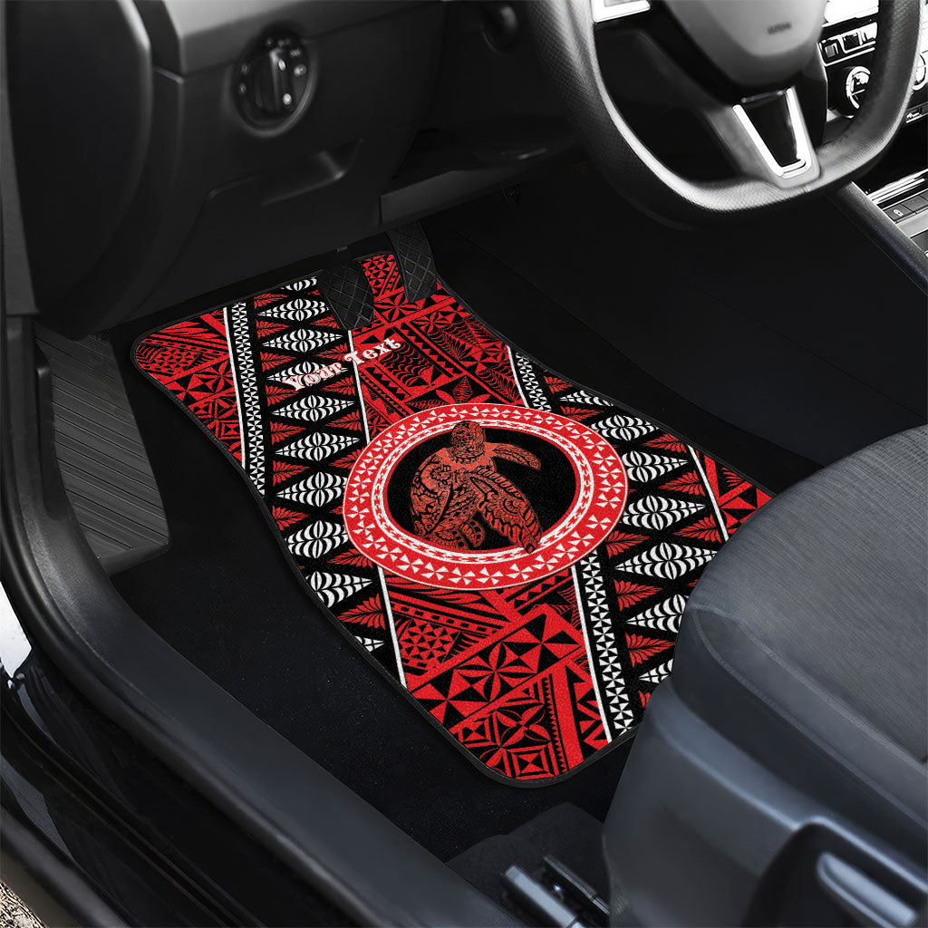 Personalised Tonga Language Week Car Mats Heilala Turtle Malo E Lelei LT22 - Polynesian Pride