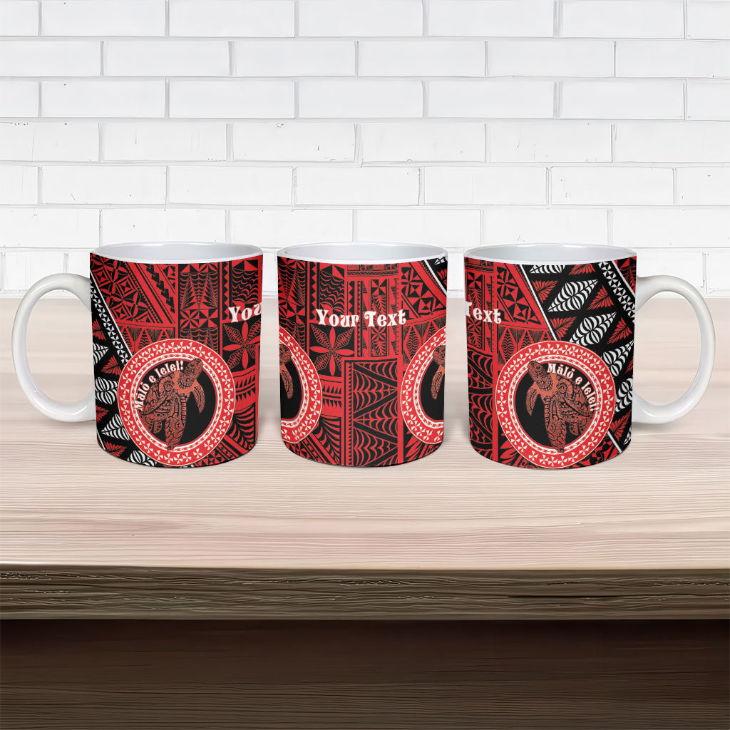 Personalised Tonga Language Week Ceramic Mug Heilala Turtle Malo E Lelei LT22 - Polynesian Pride