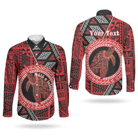Personalised Tonga Language Week Couples Matching Tank Maxi Dress and Long Sleeve Button Shirt Heilala Turtle Malo E Lelei LT22 - Polynesian Pride