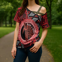 Personalised Tonga Language Week Cross Shoulder Shirt Heilala Turtle Malo E Lelei LT22 - Polynesian Pride