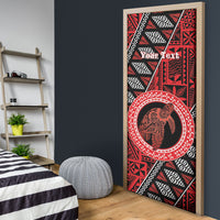 Personalised Tonga Language Week Door Cover Heilala Turtle Malo E Lelei LT22 - Polynesian Pride