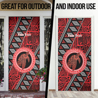 Personalised Tonga Language Week Door Cover Heilala Turtle Malo E Lelei LT22 - Polynesian Pride