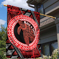 Tonga Language Week Garden Flag Heilala Turtle Malo E Lelei LT22 - Polynesian Pride