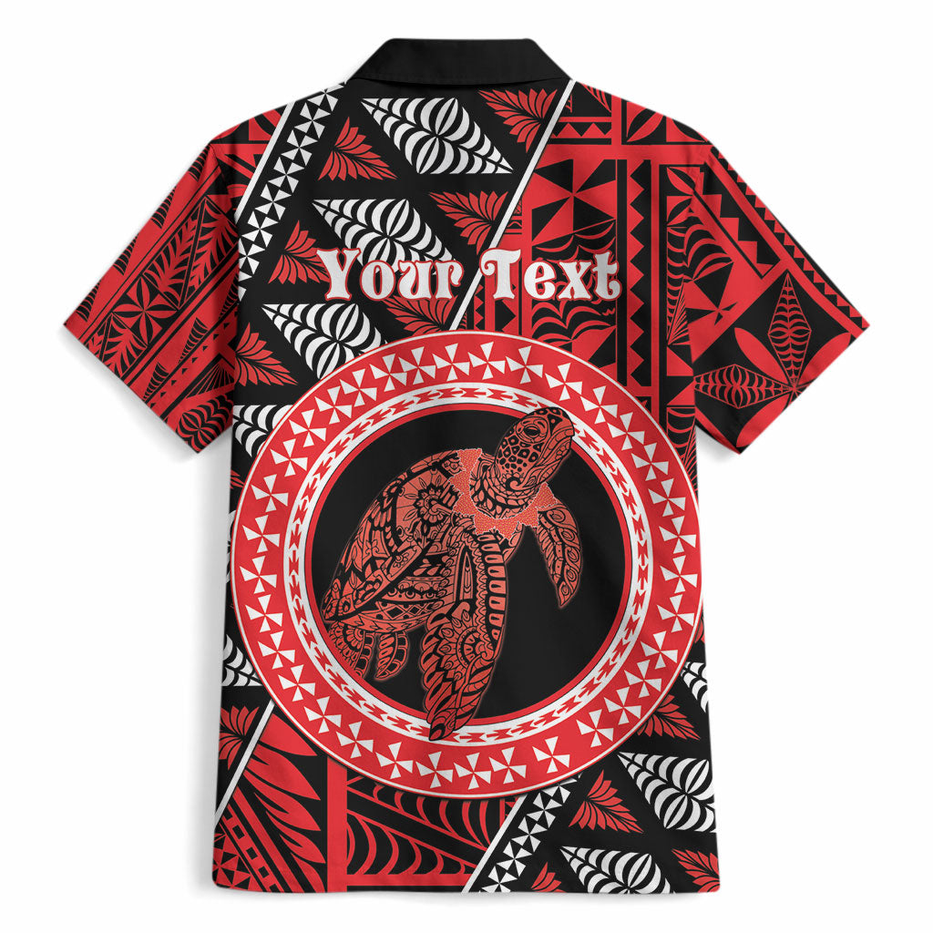 Personalised Tonga Language Week Hawaiian Shirt Heilala Turtle Malo E Lelei LT22 - Polynesian Pride