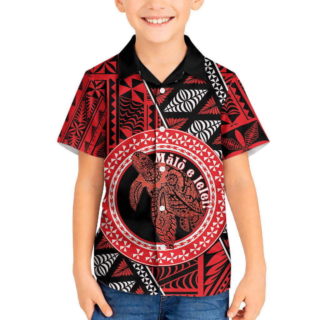 Personalised Tonga Language Week Hawaiian Shirt Heilala Turtle Malo E Lelei LT22 - Polynesian Pride