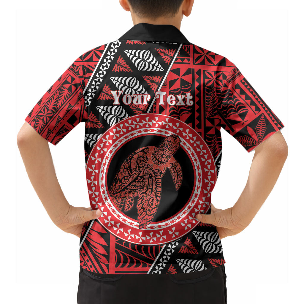Personalised Tonga Language Week Hawaiian Shirt Heilala Turtle Malo E Lelei LT22 - Polynesian Pride