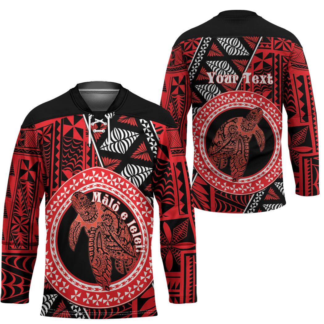 Personalised Tonga Language Week Hockey Jersey Heilala Turtle Malo E Lelei LT22 - Polynesian Pride