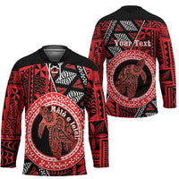 Personalised Tonga Language Week Hockey Jersey Heilala Turtle Malo E Lelei LT22 - Polynesian Pride