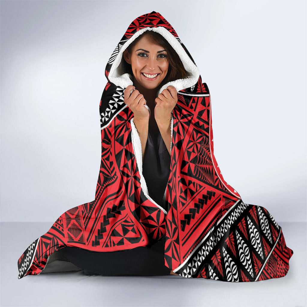 Tonga Language Week Hooded Blanket Heilala Turtle Malo E Lelei LT22 - Polynesian Pride