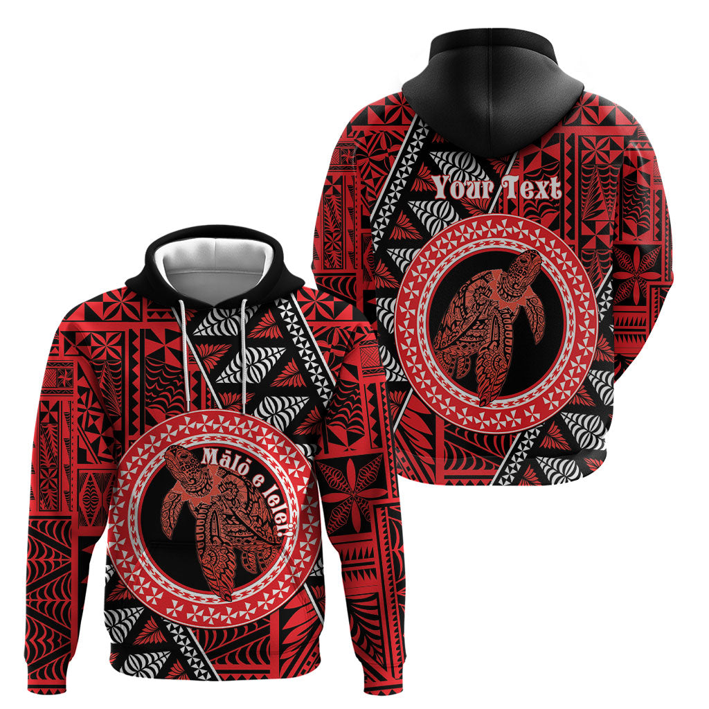 Personalised Tonga Language Week Hoodie Heilala Turtle Malo E Lelei LT22 - Polynesian Pride