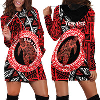 Personalised Tonga Language Week Hoodie Dress Heilala Turtle Malo E Lelei LT22 - Polynesian Pride