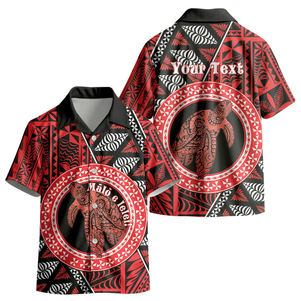 Personalised Tonga Language Week Kid Hawaiian Shirt Heilala Turtle Malo E Lelei LT22 - Polynesian Pride