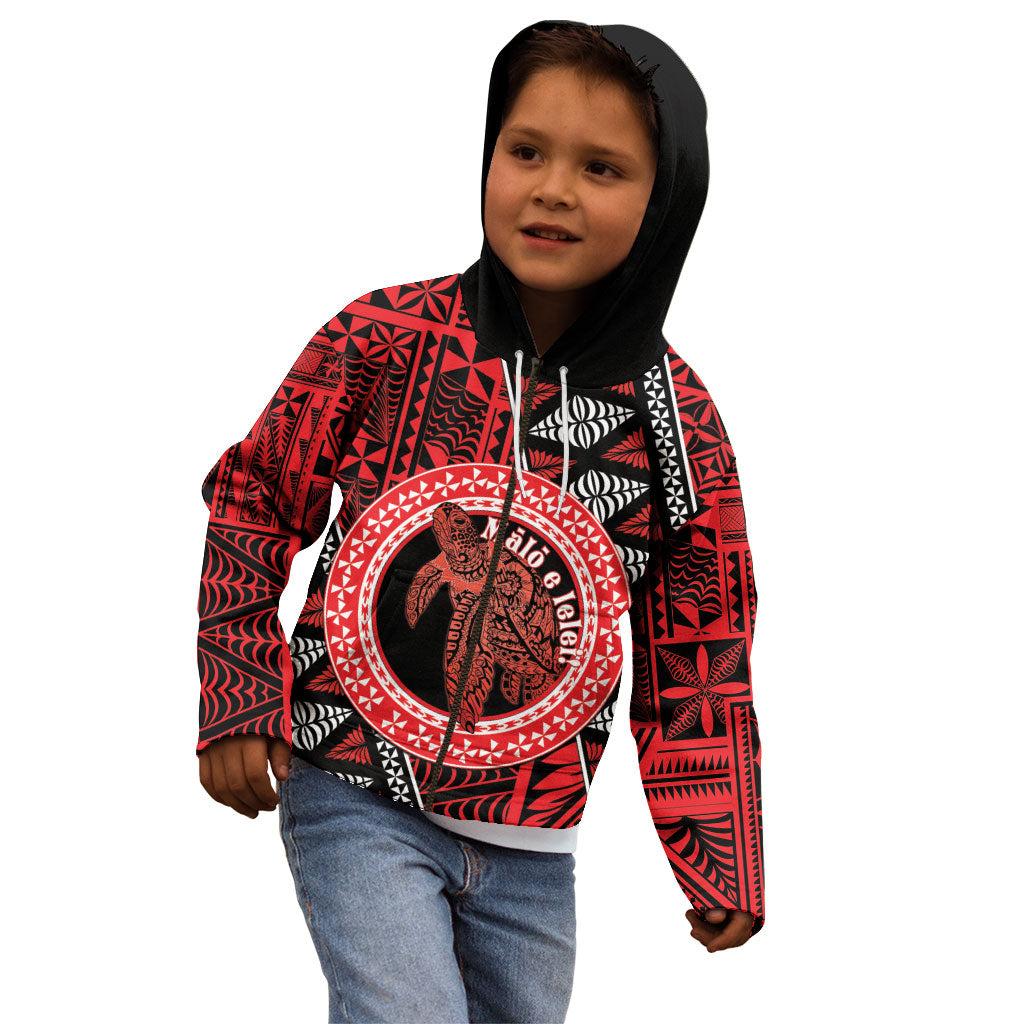 Personalised Tonga Language Week Kid Hoodie Heilala Turtle Malo E Lelei LT22 - Polynesian Pride