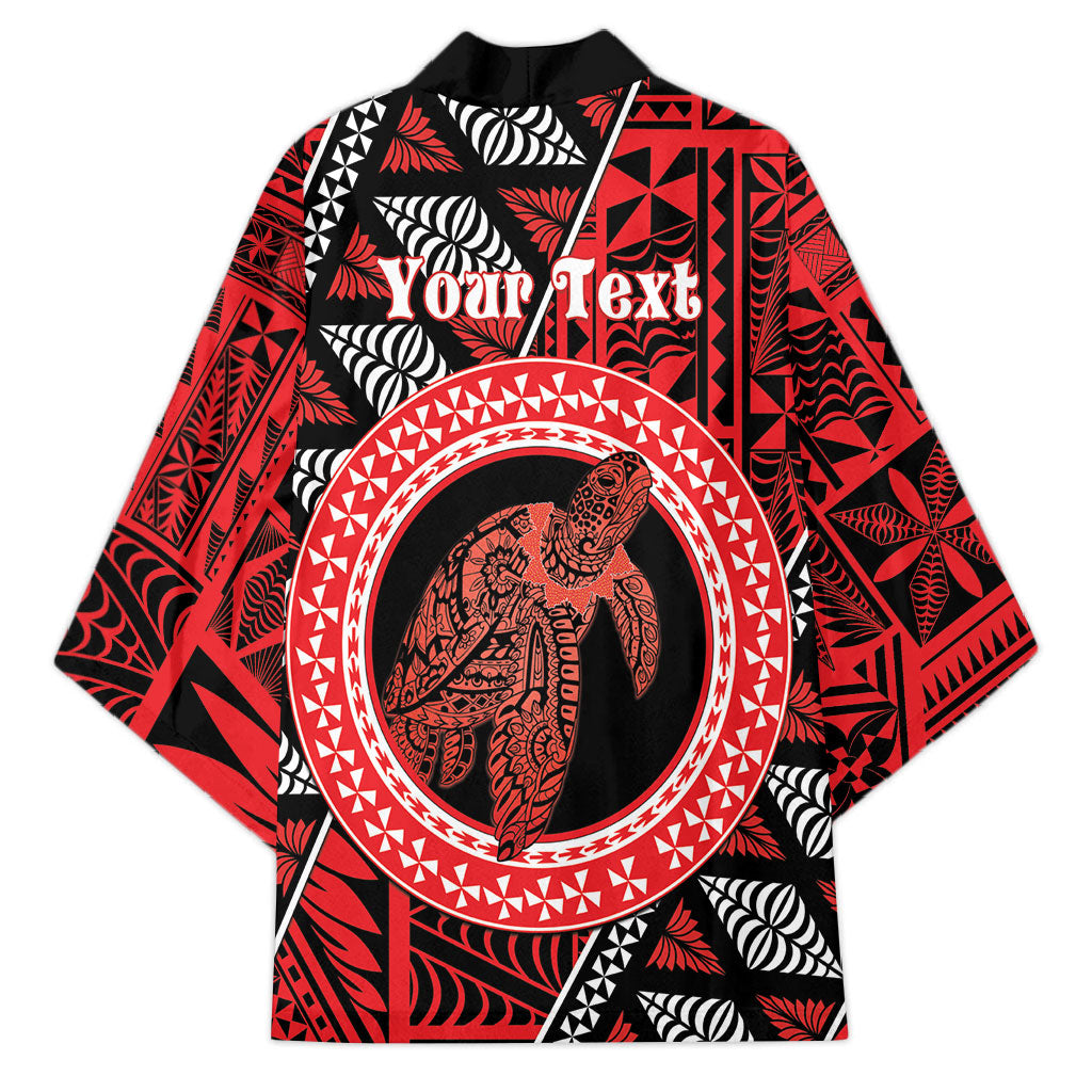 Personalised Tonga Language Week Kimono Heilala Turtle Malo E Lelei LT22 - Polynesian Pride