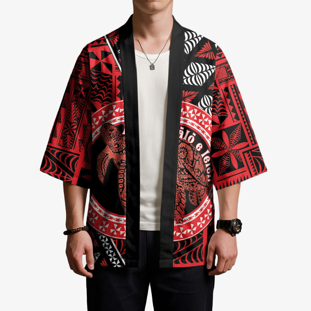Personalised Tonga Language Week Kimono Heilala Turtle Malo E Lelei LT22 - Polynesian Pride
