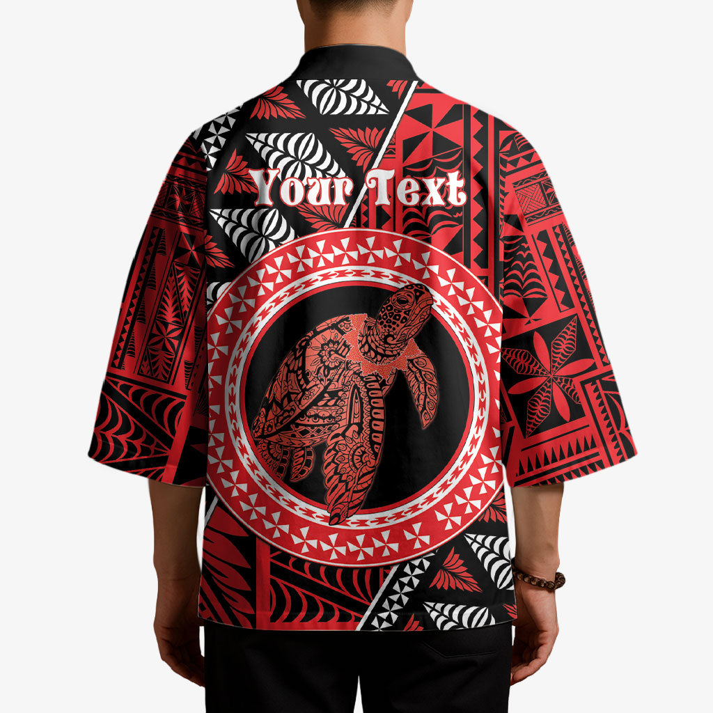 Personalised Tonga Language Week Kimono Heilala Turtle Malo E Lelei LT22 - Polynesian Pride
