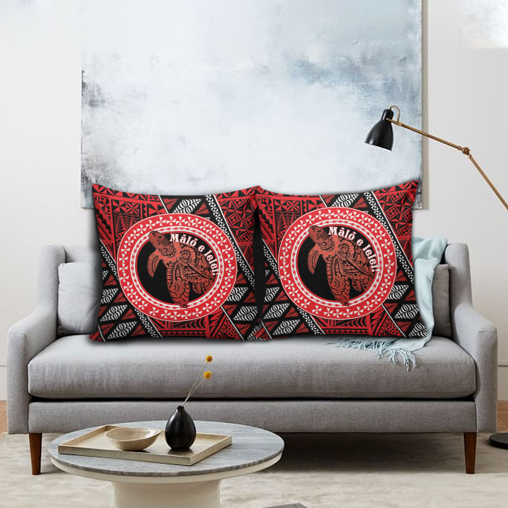 Tonga Language Week Pillow Cover Heilala Turtle Malo E Lelei LT22 - Polynesian Pride