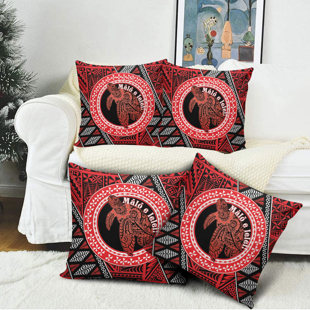 Tonga Language Week Pillow Cover Heilala Turtle Malo E Lelei LT22 - Polynesian Pride