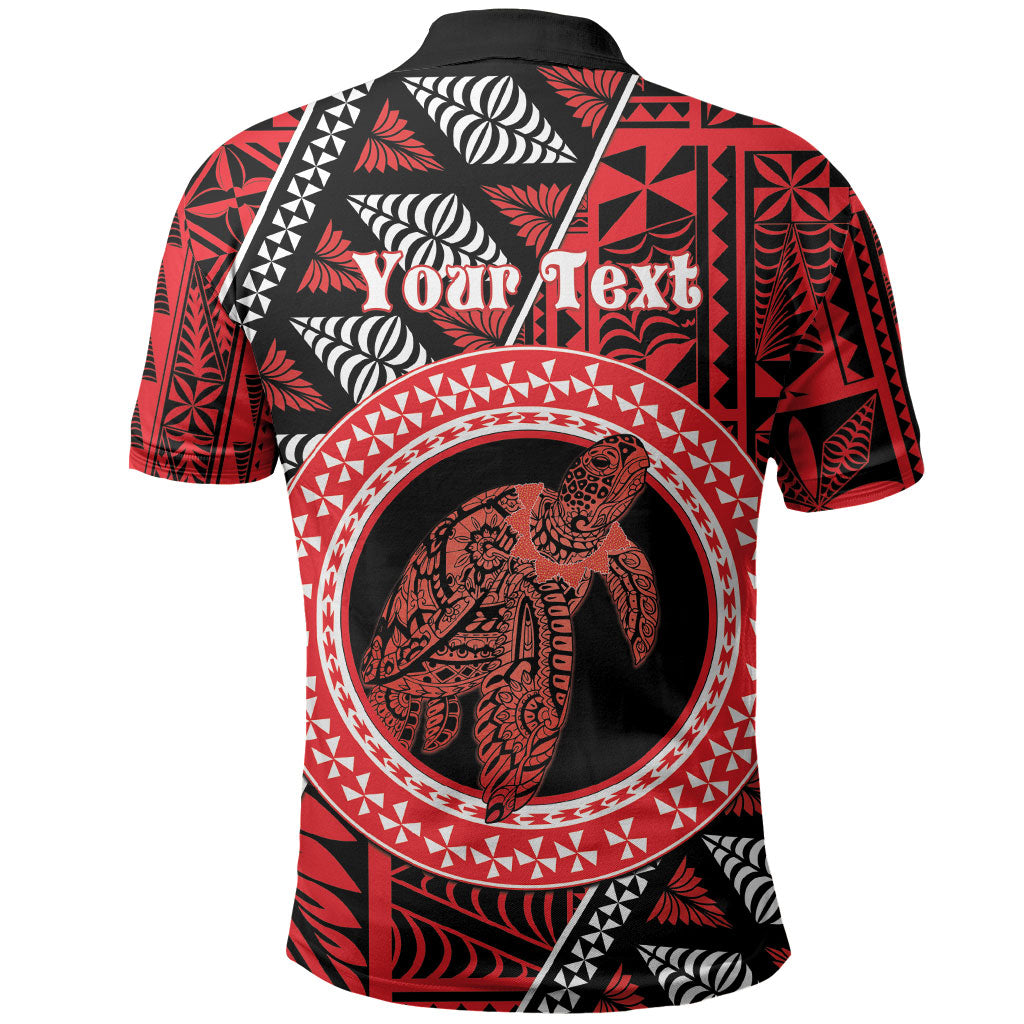 Personalised Tonga Language Week Polo Shirt Heilala Turtle Malo E Lelei LT22 - Polynesian Pride