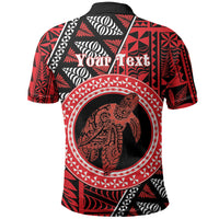 Personalised Tonga Language Week Polo Shirt Heilala Turtle Malo E Lelei LT22 - Polynesian Pride
