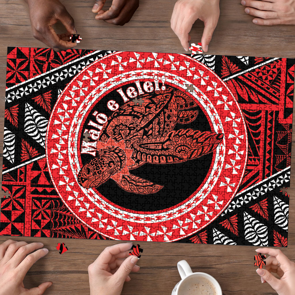 Tonga Language Week Puzzle Heilala Turtle Malo E Lelei LT22 - Polynesian Pride