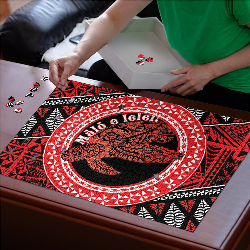 Tonga Language Week Puzzle Heilala Turtle Malo E Lelei LT22 - Polynesian Pride