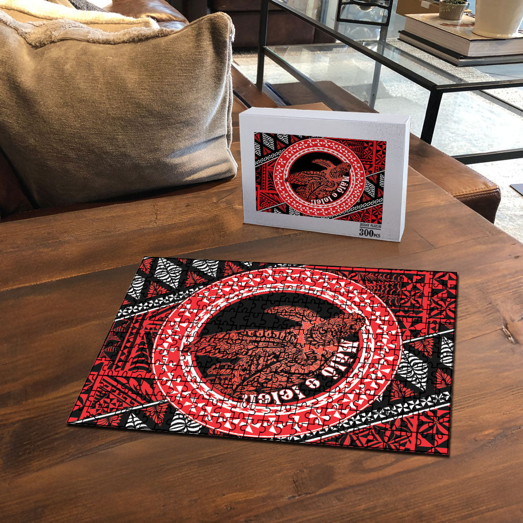 Tonga Language Week Puzzle Heilala Turtle Malo E Lelei LT22 - Polynesian Pride