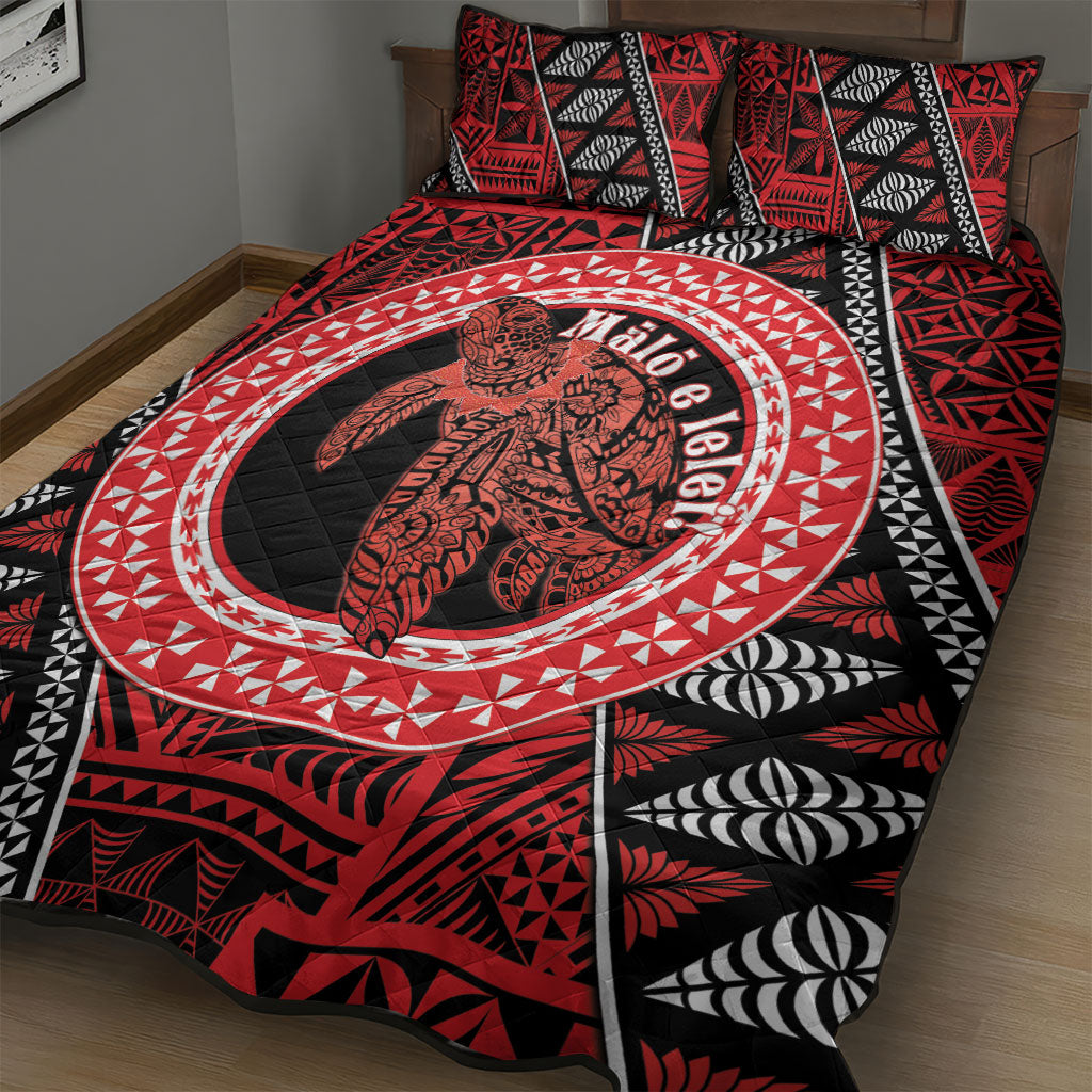 Tonga Language Week Quilt Bed Set Heilala Turtle Malo E Lelei LT22 - Polynesian Pride