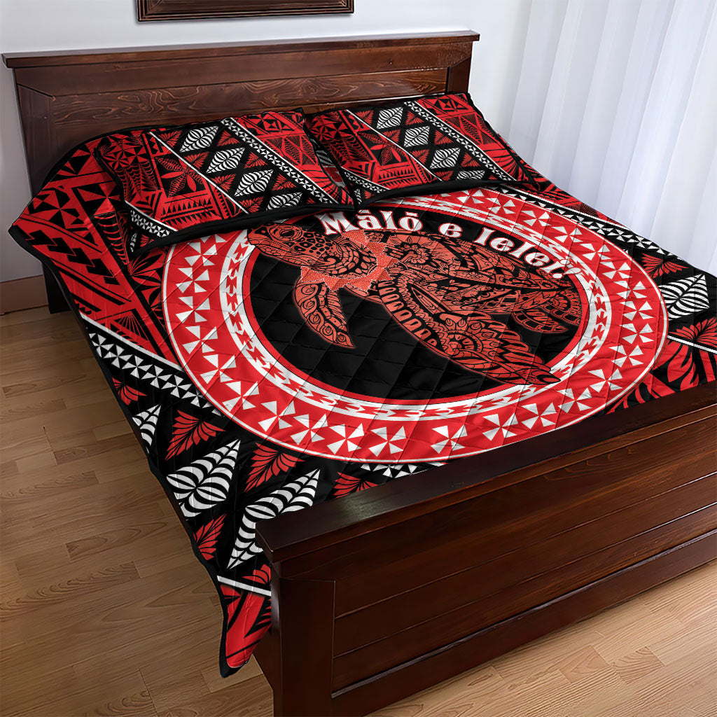 Tonga Language Week Quilt Bed Set Heilala Turtle Malo E Lelei LT22 - Polynesian Pride