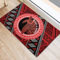 Tonga Language Week Rubber Doormat Heilala Turtle Malo E Lelei LT22 - Polynesian Pride