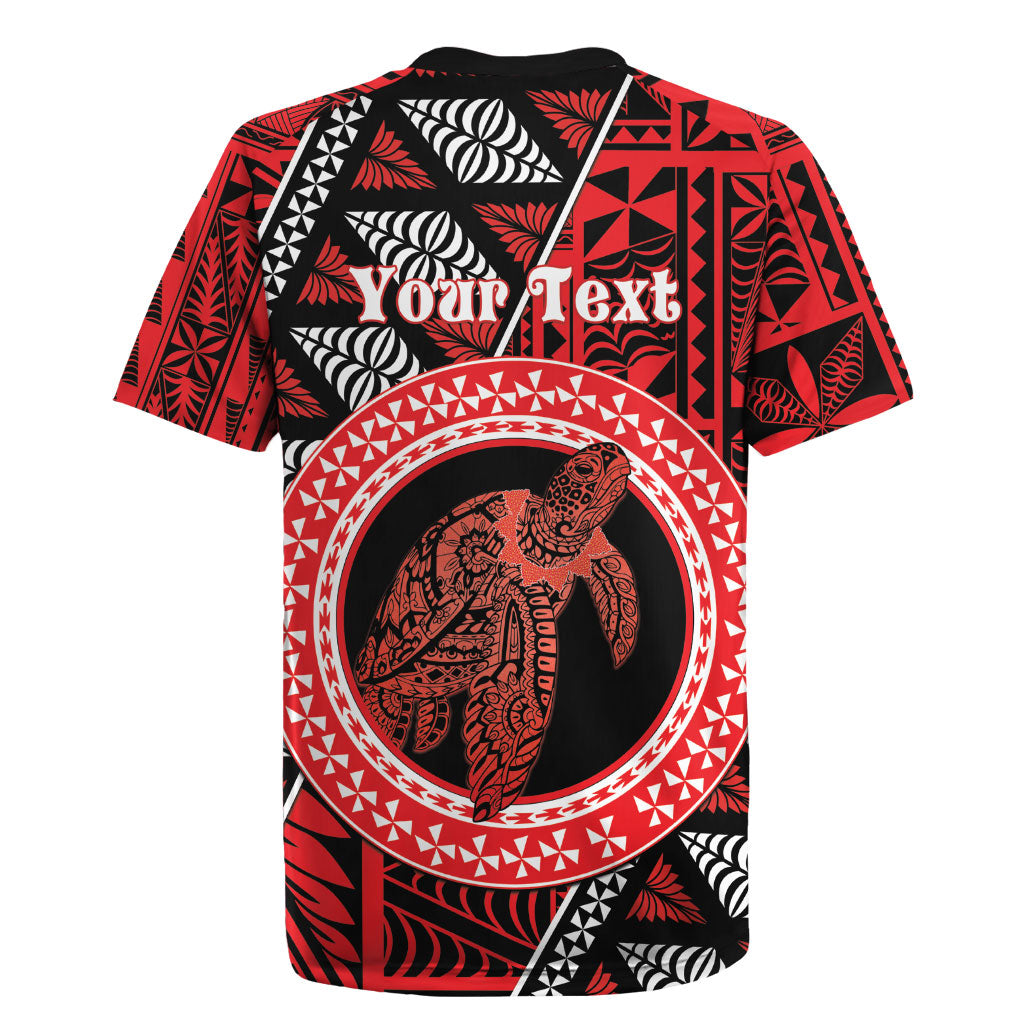 Personalised Tonga Language Week Rugby Jersey Heilala Turtle Malo E Lelei LT22 - Polynesian Pride