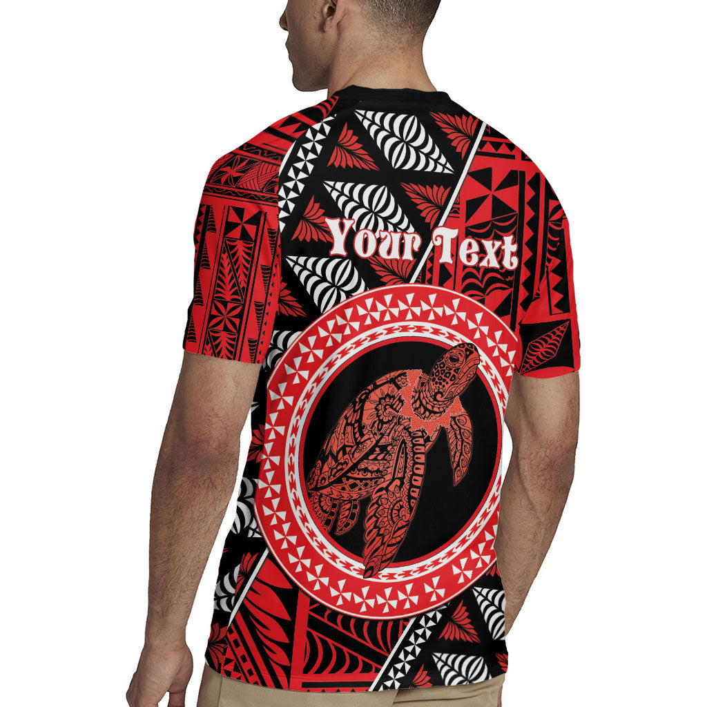 Personalised Tonga Language Week Rugby Jersey Heilala Turtle Malo E Lelei LT22 - Polynesian Pride