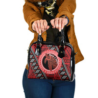 Tonga Language Week Shoulder Handbag Heilala Turtle Malo E Lelei LT22 One Size Red - Polynesian Pride