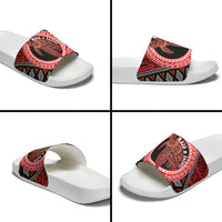 Tonga Language Week Slide Sandals Heilala Turtle Malo E Lelei LT22 - Polynesian Pride
