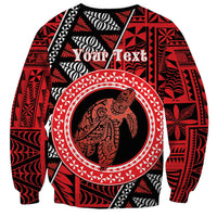 Personalised Tonga Language Week Sweatshirt Heilala Turtle Malo E Lelei LT22 - Polynesian Pride