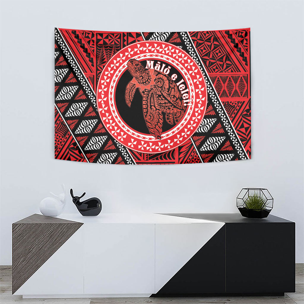 Tonga Language Week Tapestry Heilala Turtle Malo E Lelei LT22 - Polynesian Pride