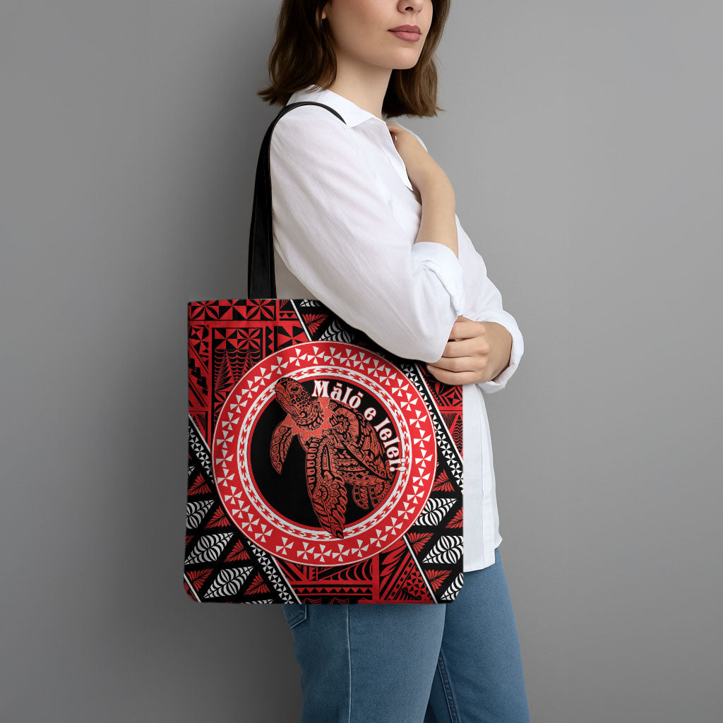 Tonga Language Week Tote Bag Heilala Turtle Malo E Lelei LT22 - Polynesian Pride