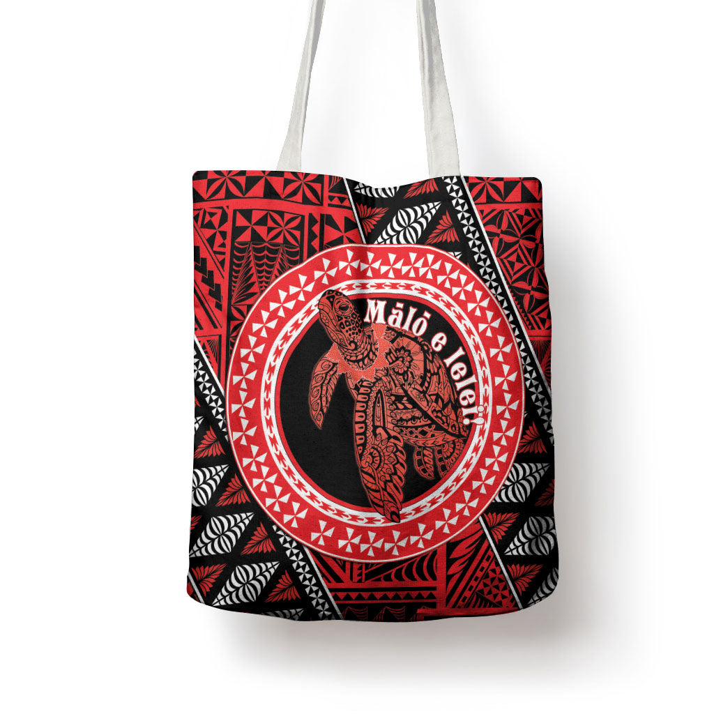 Tonga Language Week Tote Bag Heilala Turtle Malo E Lelei LT22 - Polynesian Pride
